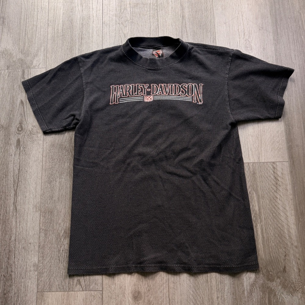 Harley-Davidson Mens L Mesh St Croix WI Vintage Tee